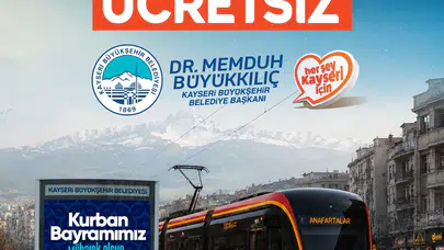 Kayseri’de bayram müjdesi: Ulaşım dört gün boyunca bedava
