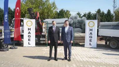 Yenişehir’in bereketli topraklarına HAGEL dopingi: Üreticinin yüzü gülüyor