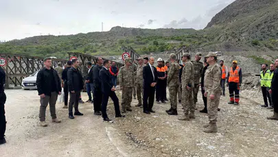 Hakkari-Van hattında kritik denetim: Korgeneral Topaloğlu çalışmaları yerinde inceledi