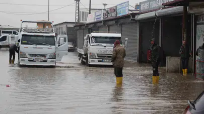 Iğdır'da sağanak kabusu: Sanayi sitesi göle döndü, esnaf çaresiz kaldı