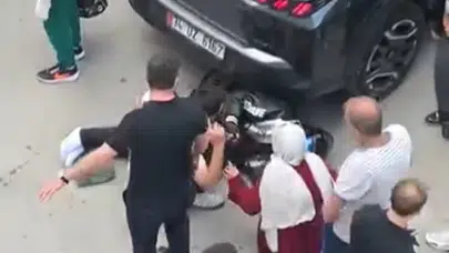 Pendik’te trafik kazası: Motosikletli sürücü hastanelik oldu