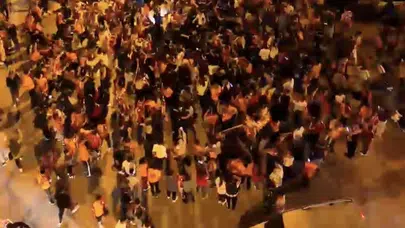 Osmaniye sokaklarında şampiyonluk coşkusu: Atıyla konvoya katıldı, ilgi odağı oldu