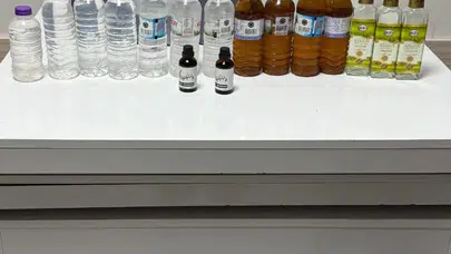 Akşehir’de kaçak içki operasyonu: Adresinde üretim tesisi kurmuş