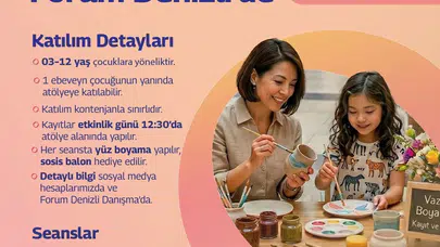 Anneler Günü’nü unutulmaz kılacak adres: Forum Denizli’de sanat ve eğlence dolu hafta sonu