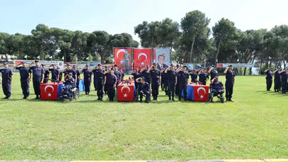 Aydın’da gurur günü: 22 özel genç üniforma giyip yemin etti