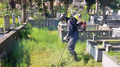 Kurban Bayramı mesaisi başladı: Ordu’da kabristanlar ziyaretlere hazır hale getiriliyor
