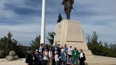 Tarihin izinde duygusal yolculuk: Burhaniyeli gençler Çanakkale destanını yerinde gördü