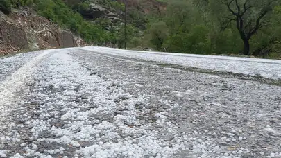 Erzincan’da mevsim normallerinin dışındaki hava muhalefeti: Çayırlı bir anda kışa döndü