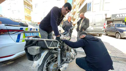 Polisi görünce motosikleti bırakıp izini kaybettirdi: İncelemede şok detaylar ortaya çıktı