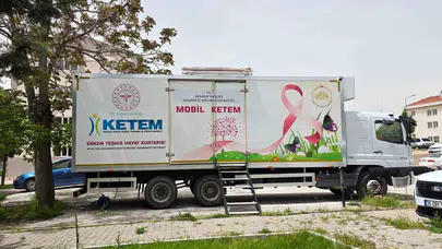 Aksaray'da kanserle mücadele seferberliği: Mobil tarama aracı teknolojiyle donatıldı