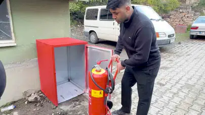 Kül olan anıların izini sildiler: Aşağıkayı köyü artık yangına karşı tam donanımlı