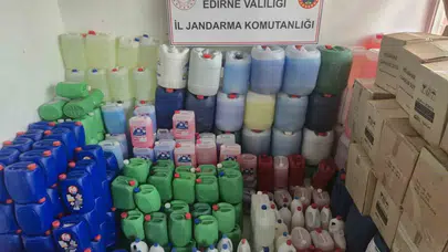 Uzunköprü’de merdiven altı üretim operasyonu: Milyonluk vurgun jandarmaya takıldı
