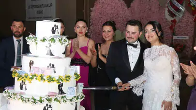 Genç Kaymakamın mutlu günü: Olur’un gururu Başak öğretmen ile dünya evine girdi