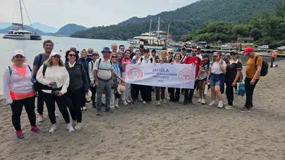 Stresli nöbetleri doğanın huzuruna bıraktılar: Sağlıkçılar maviliklerde enerji depoladı