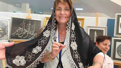 İğneyle kuyu kazıp sanata dönüştürdüler: Tel kırma işlemeleri ev ekonomisine can suyu oldu