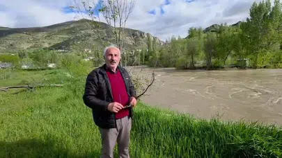 Erzurum’da doğa alarm verdi: Çoruh Vadisi’nde sular yükselince tahliye kararı çıktı