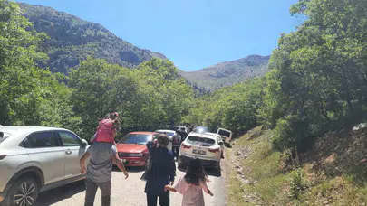 Doğanın kalbinde bayram bereketi: Aygırdibi’ne ziyaretçi akını