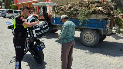 Kuşadası’nda çevre kirliliğine geçit yok: Kuralsız hafriyat taşıyan sürücüye ağır fatura