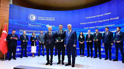 Gaziantep sanayisinin ihracat başarısı tescillendi: Bakanlıktan GSO’ya büyük ödül