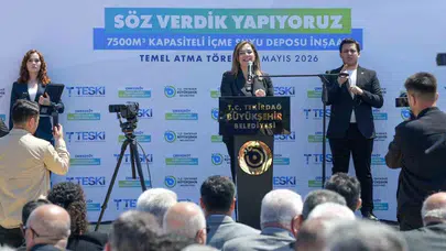 Çerkezköy’ün su geleceği güvence altında: 50 bin kişiye kesintisiz hizmet
