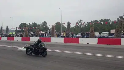 Zafer sevinci hastanede bitti: Motodrag pistinde korku dolu anlar