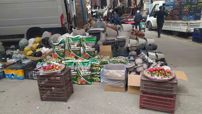 Pazarda unutulan değerler yeniden hayat buldu: Esnafın 'göz hakkı' sepetleri yüzleri güldürüyor