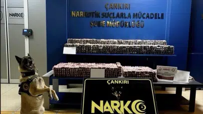 Çankırı emniyetinden zehir tacirlerine ağır darbe: 9 milyonluk vurgun engellendi