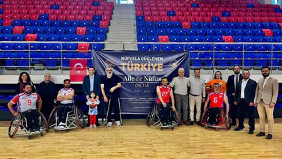Niğde'de pota altında anlamlı buluşma: Engeller sevgiyle aşıldı