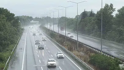 Düzce trafiğinde bayram molası: Yağış yoğunluğu kesti