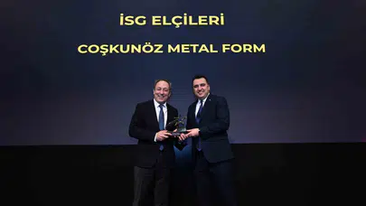 Sanayide güvenlik devrimi: Coşkunöz Metal Form’un projesine prestijli ödül