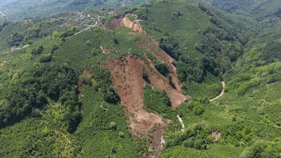 Ordu’da toprak yerinden oynadı: 400 dönümlük arazi haritadan silindi
