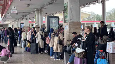 Gaziantep'te bayram telaşı erken başladı: Otogarda adım atacak yer kalmadı