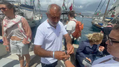 Marmaris’ten yükselen vicdan sesi: Global Sumud Filosu Gazze için demir aldı