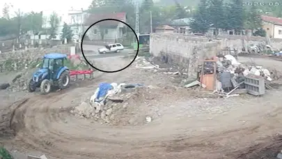 Kayseri’de korku dolu anlar: Otobüsten inen gencin üzerine otomobil sürdü
