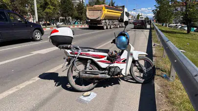 Tavşanlı yolunda korkunç kaza: Motosiklet sürücüsü yaşam mücadelesi veriyor
