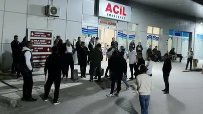 Hastanede dehşet anları: Şifa beklenen koridorlar yumrukların hedefi oldu