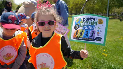 Miniklerden yetişkinlere sağlıklı yaşam dersi: Doğupark'ta hareketli gün