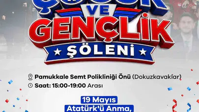 Denizli’de 19 Mayıs heyecanı: Gençler için dev şölen hazırlığı başladı