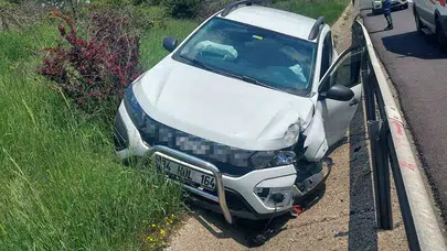 Direksiyon başında gelen uyku faciaya davetiye çıkardı: TEM Otoyolu'nda korkutan kaza