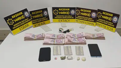 Akşehir'de zehir tacirlerine ağır darbe: Gençleri hedef alan şebeke çökertildi
