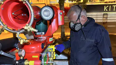 Kayseri’de gece mesaisi: Şehrin yeşil dokusu için hummalı çalışma