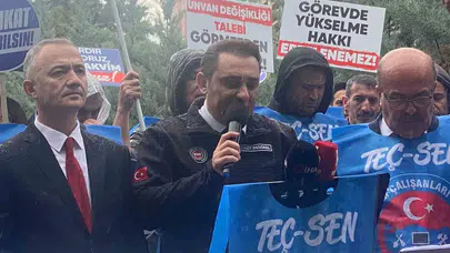 Diplomalar çamaşır ipine asıldı: Eğitim çalışanlarından 5 yıllık "sınav" isyanı