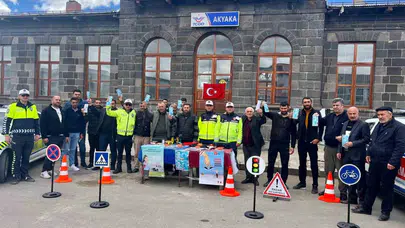 Akyaka’da Trafik Haftası Seferberliği: Bir Anlık İhmal Ömürlük Acıya Dönüşmesin