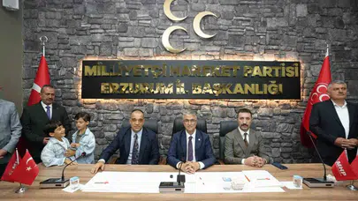 Erzurum’da MHP rüzgarı: Teşkilat bayram sofrasında kenetlendi