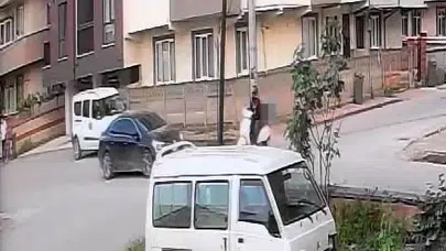 İnegöl’de korkutan kaza: Kontrolsüz kavşakta motosikletli sürücü yola savruldu