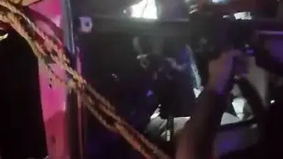 Diyarbakır-Şanlıurfa yolunda dehşet anları: Tır sürücüsü kabinde mahsur kaldı