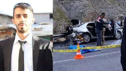 Hakkari’de gece yarısı dehşeti: Bariyerlere çarpan araçta bir kişi hayatını kaybetti