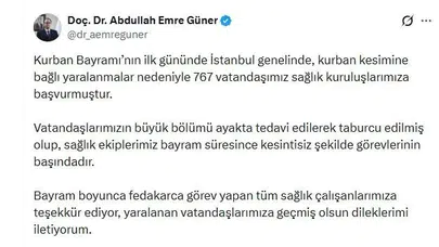Kurban Bayramı bilançosu ağır oldu: İstanbul'da hastanelerin acil servisleri doldu taştı