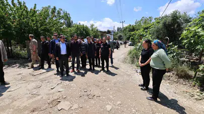 Defne’de selin izleri siliniyor: Vali Masatlı sahada çalışmaları denetledi