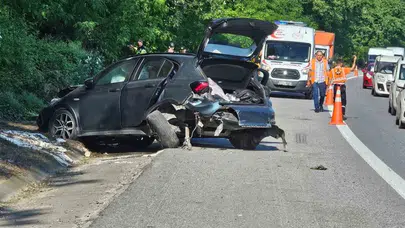 Bayram sevinci acıya dönüştü: Ordu yolunda feci kaza